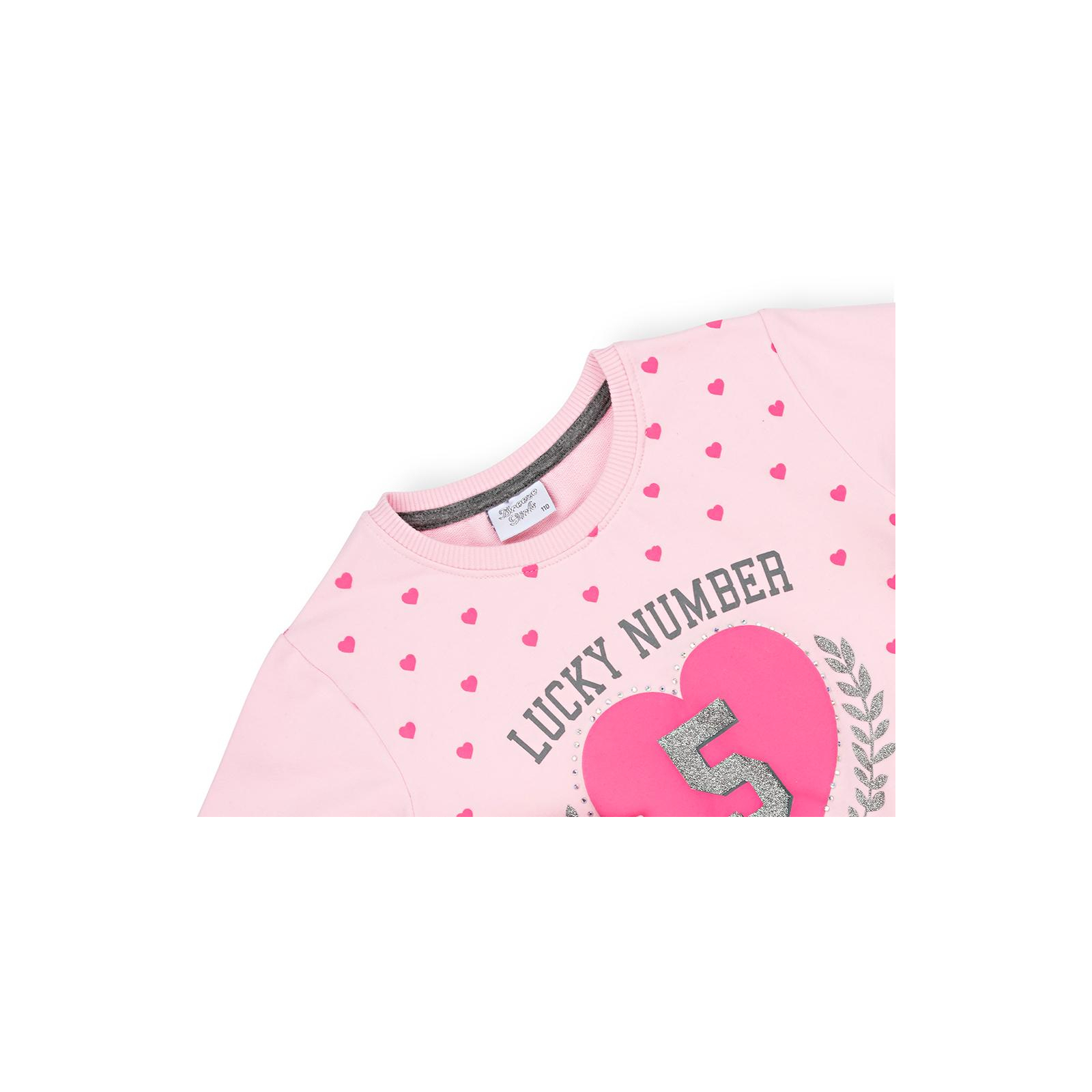 Спортивний костюм Breeze із серцем (9347-128G-pink) зображення 7