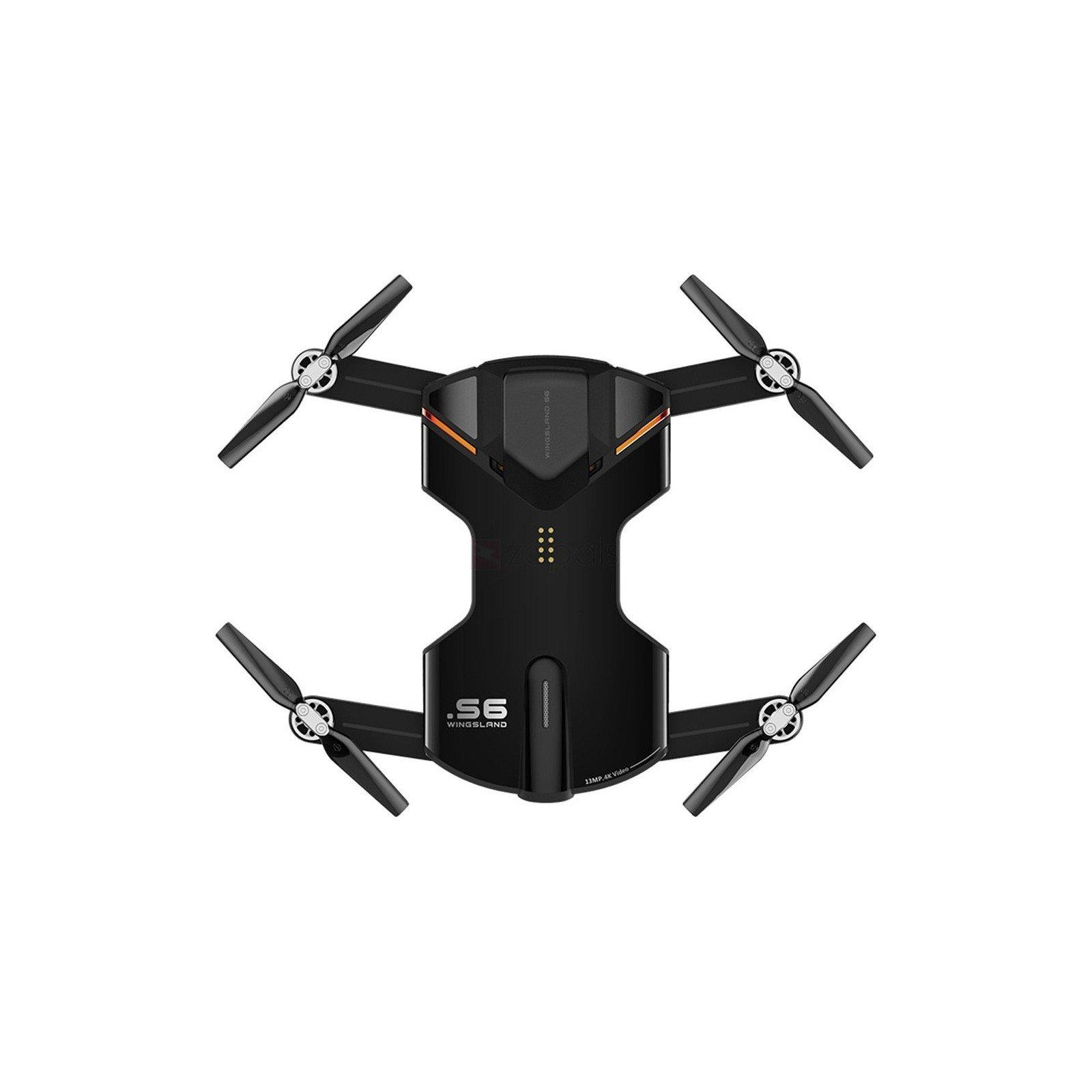 Квадрокоптер Wingsland S6 GPS 4K Pocket Drone (Black) зображення 3