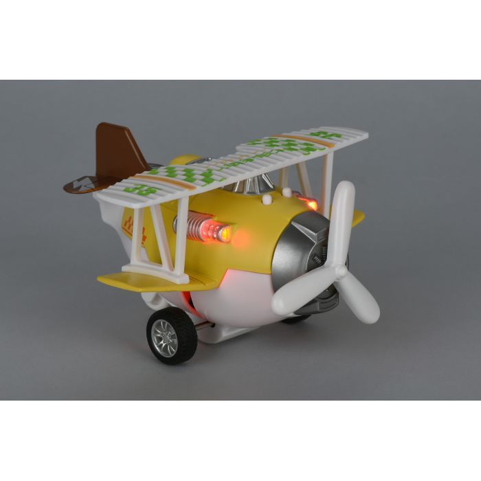 Спецтехніка Same Toy Самолет металический инерционный Aircraft зеленый со светом (SY8012Ut-4) зображення 2