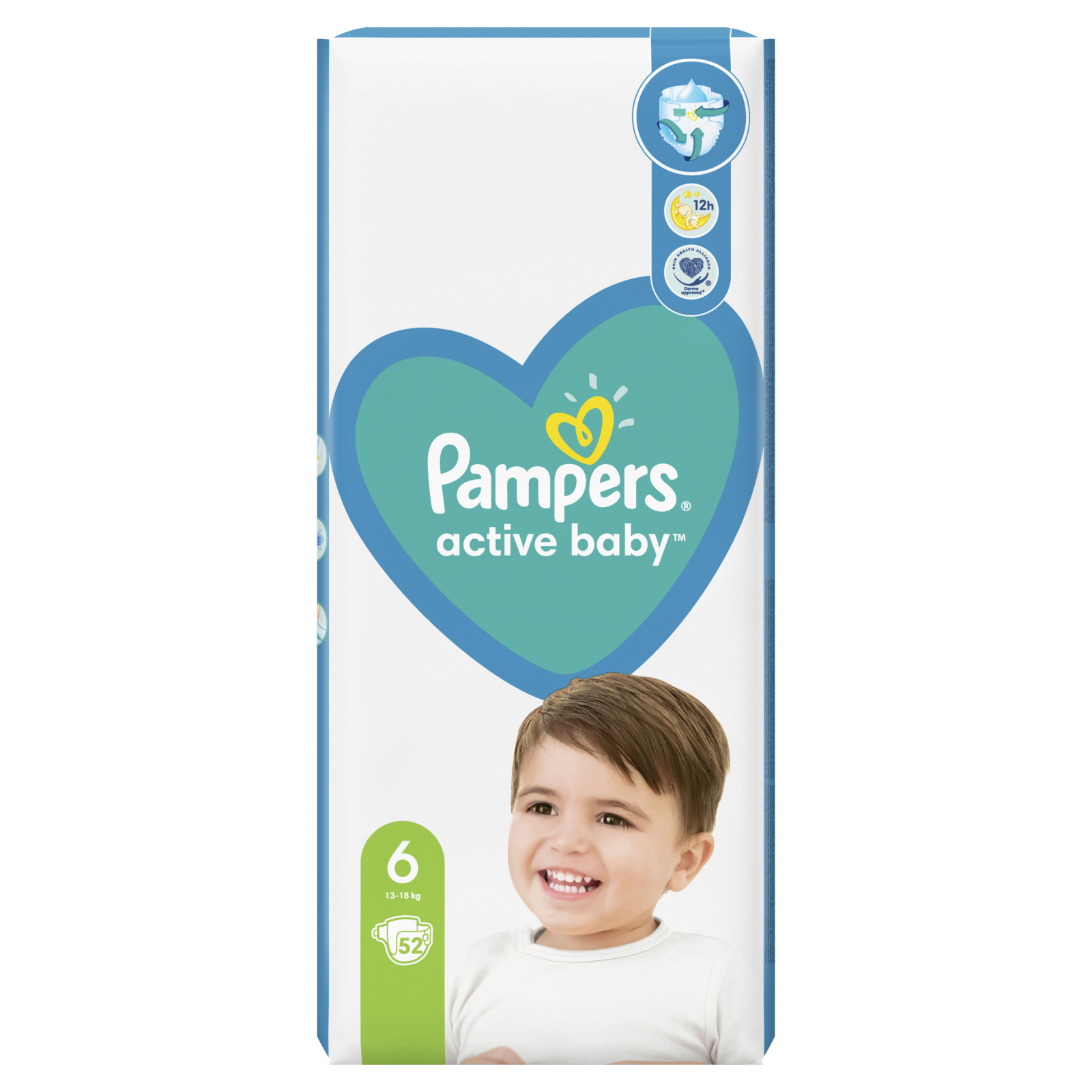 Подгузники Pampers ctive Baby Extra Large Размер 6 (13-18 кг) 52 шт (8001090948533) изображение 2