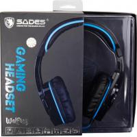 Наушники Sades Wolfang Black/Blue (SA901-B-BL) изображение 9