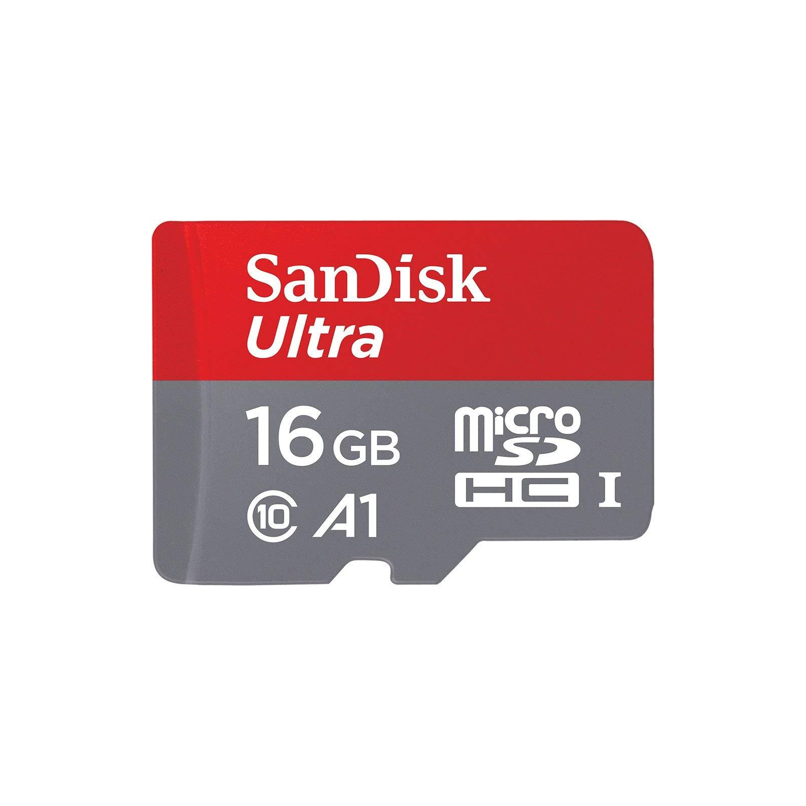 Карта пам'яті SanDisk 16GB microSDHC class 10 UHS-I A1 Ultra (SDSQUAR-016G-GN6IA) зображення 2