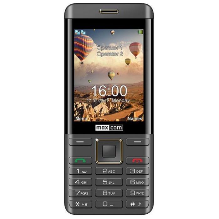 Мобильный телефон Maxcom MM236 Black-SIlver (5908235974071)