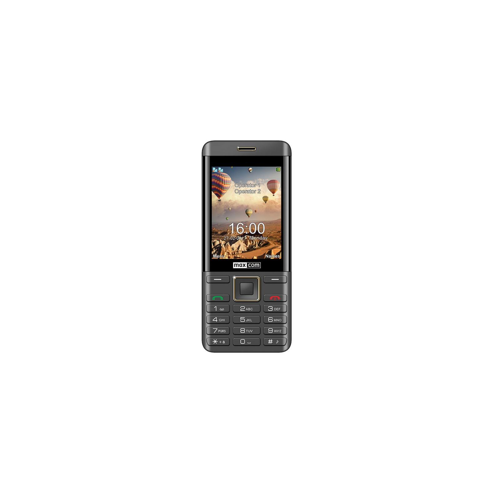 Мобильный телефон Maxcom MM236 Black-SIlver (5908235974071)