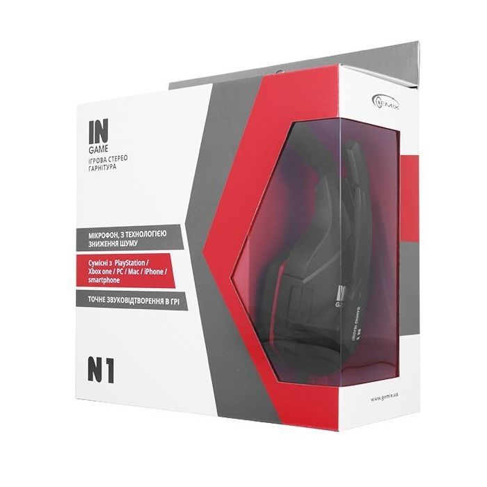 Наушники Gemix N1 Black-Green Gaming изображение 5