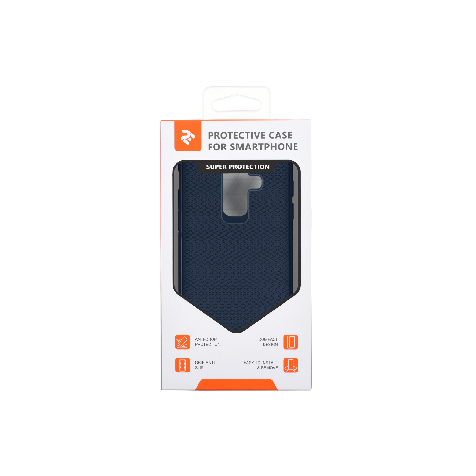 Чехол для мобильного телефона 2E Samsung Galaxy J8 (J810_2018), Snap, Navy blue (2E-G-J8-18-TKSPNB) изображение 3