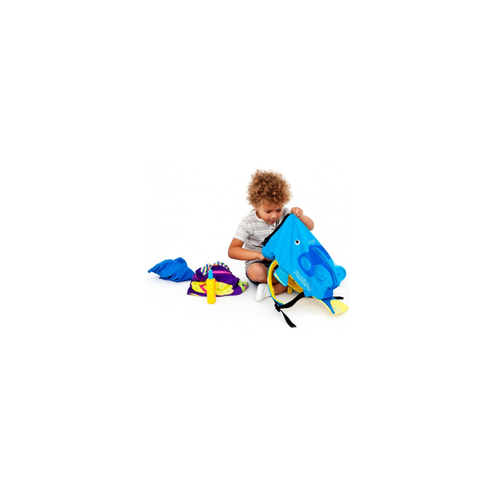 Рюкзак дитячий Trunki PaddlePak Рибка Жовтий (0111-GB01-NP) зображення 5