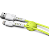 Дата кабель USB 2.0 AM to Lightning 1.0m Soft white/lime Pixus (4897058531183) изображение 2