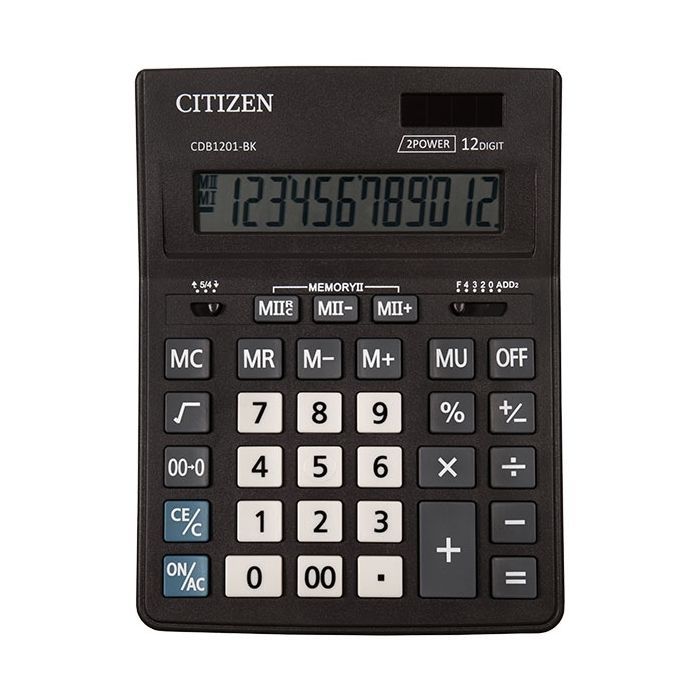 Калькулятор Citizen CDB1201-BK зображення 2