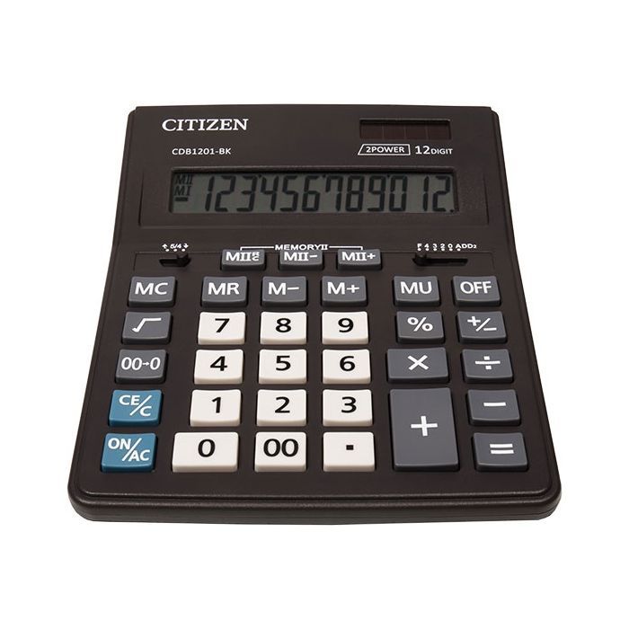 Калькулятор Citizen CDB1201-BK зображення 3