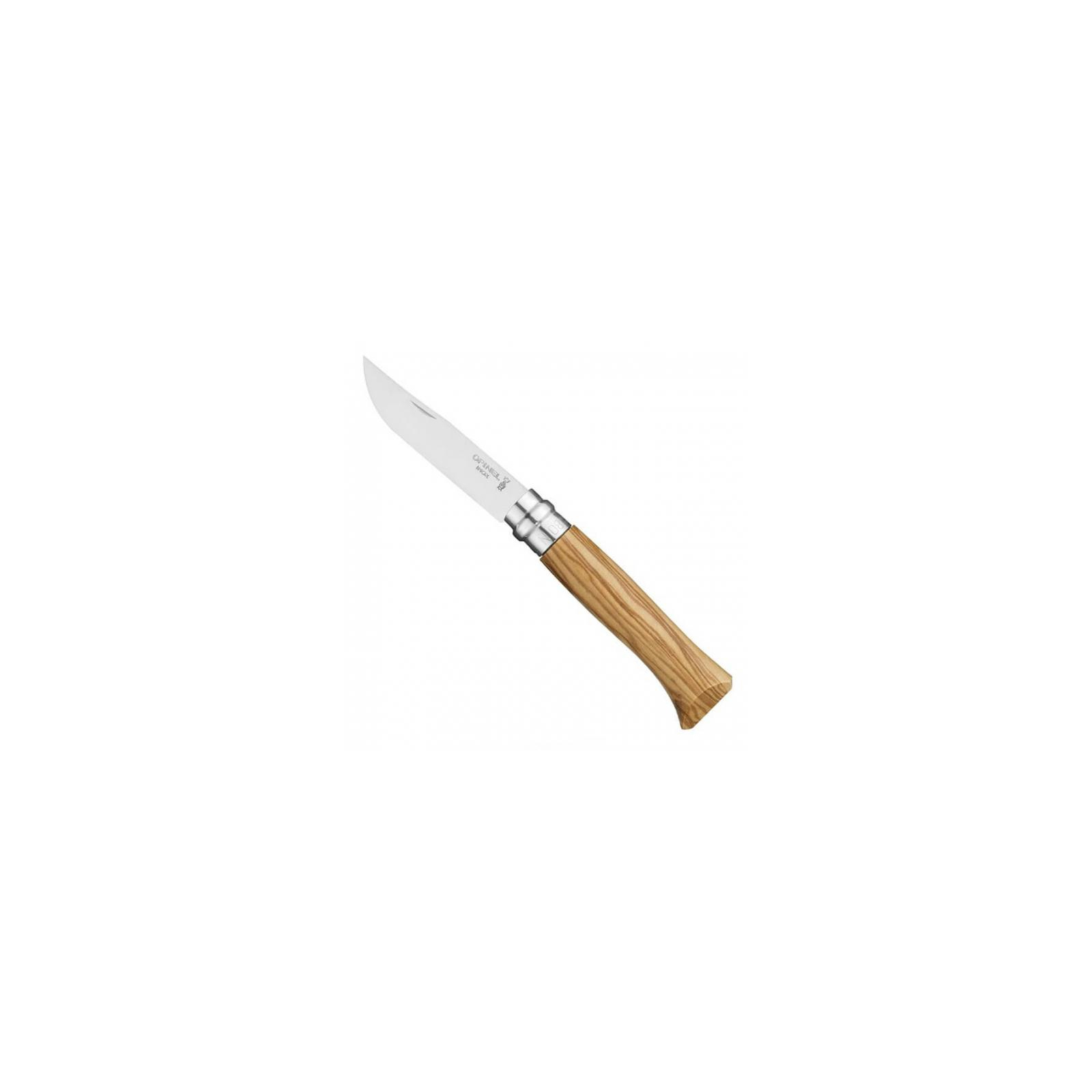 Нож Opinel №8 Inox VRI, рукоять - олива, в коробке (002020)