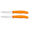 Набор ножей Victorinox SwissClassic, 8см, 2шт. в блистере, оранжевые (6.7606.L119B) изображение 2