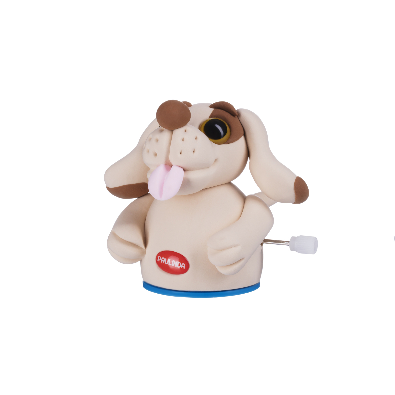 Набор для творчества Paulinda Super Dough Circle Baby Собака заводной механизм, коричневая (PL-081177-6)