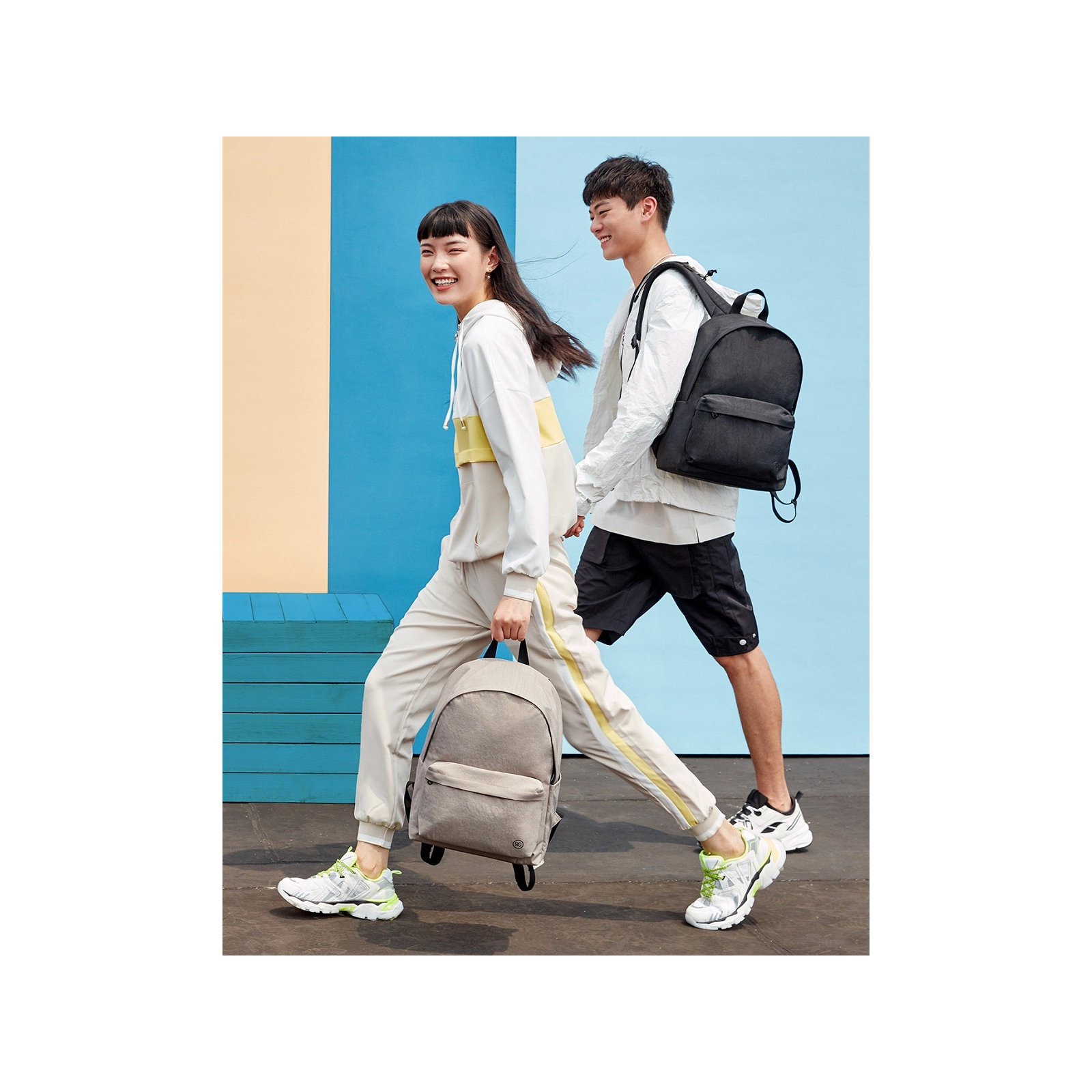 Рюкзак туристичний Xiaomi 14" RunMi 90 Points Youth College Backpack Black (6972125147943) зображення 3