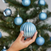 Ялинкова іграшка ColorWay Merry Christmas mix 16 шт (8 см) LIGHT BLUE (CW-MCB816LB) зображення 4