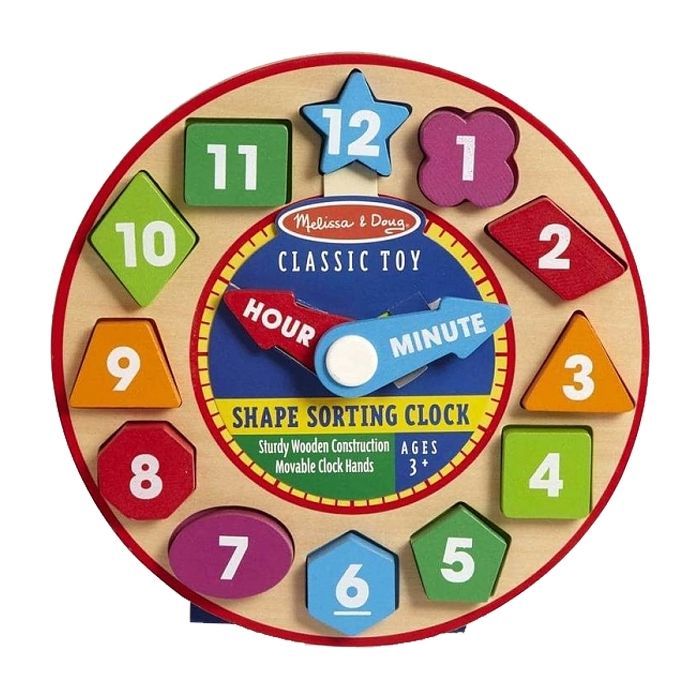 Розвиваюча іграшка Melissa&Doug Годинник-сортер (MD18593)