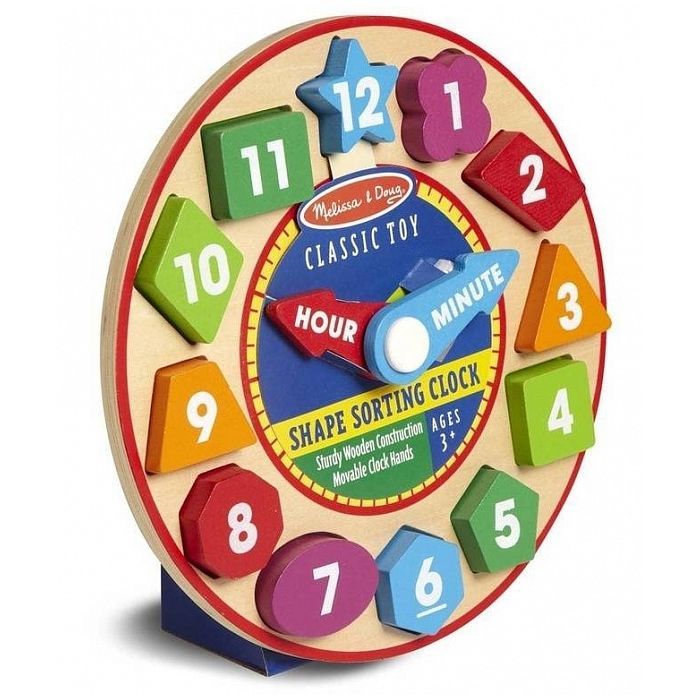 Розвиваюча іграшка Melissa&Doug Годинник-сортер (MD18593) зображення 2