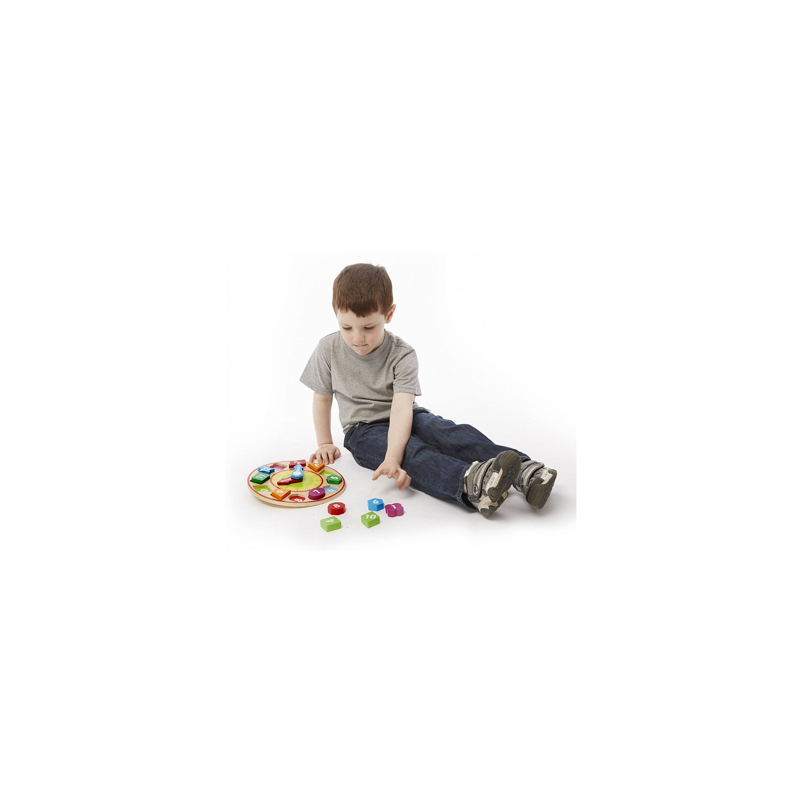 Развивающая игрушка Melissa&Doug Часы-сортировщик (MD18593) изображение 4