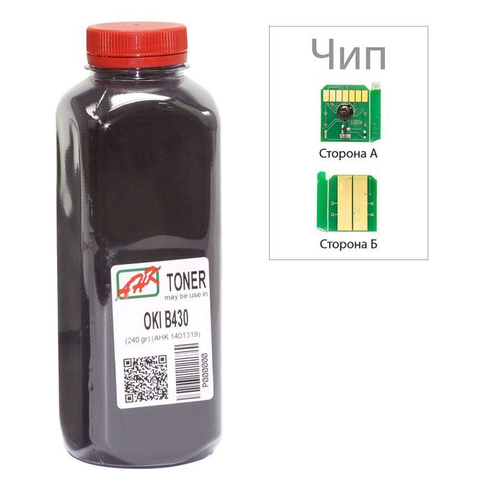 Тонер OKI B430 240g+chip AHK (1401338)