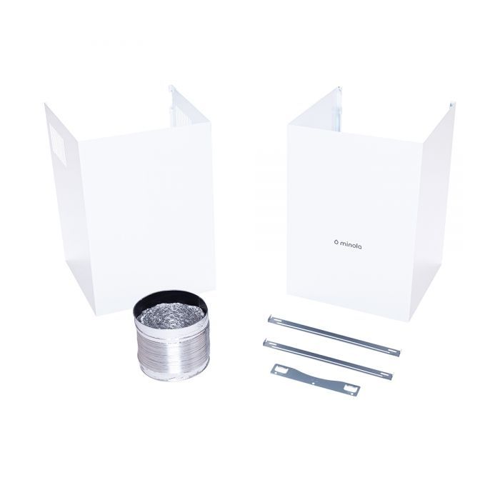 Витяжка кухонна Minola Slim T 6712 WH 1100 LED зображення 10