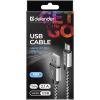 Дата кабель USB 2.0 AM to Micro 5P 1.0m USB08-03T PRO white Defender (87803) изображение 4