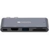 Порт-репликатор Canyon Docking Station with 5 ports, Thunderbolt 3, Input 100-240V (CNS-TDS05DG) изображение 2