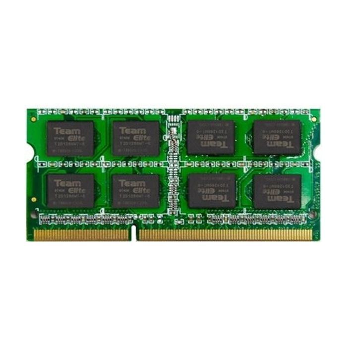 Модуль памяти для ноутбука SoDIMM DDR3 4GB 1600 MHz Team (TED34G1600C11-S01)