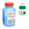 Тонер OKI C301/321, 50г Cyan +chip AHK (1505326)