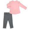 Набор детской одежды Breeze с зайчиком в цветах (13299-104G-pink) изображение 4