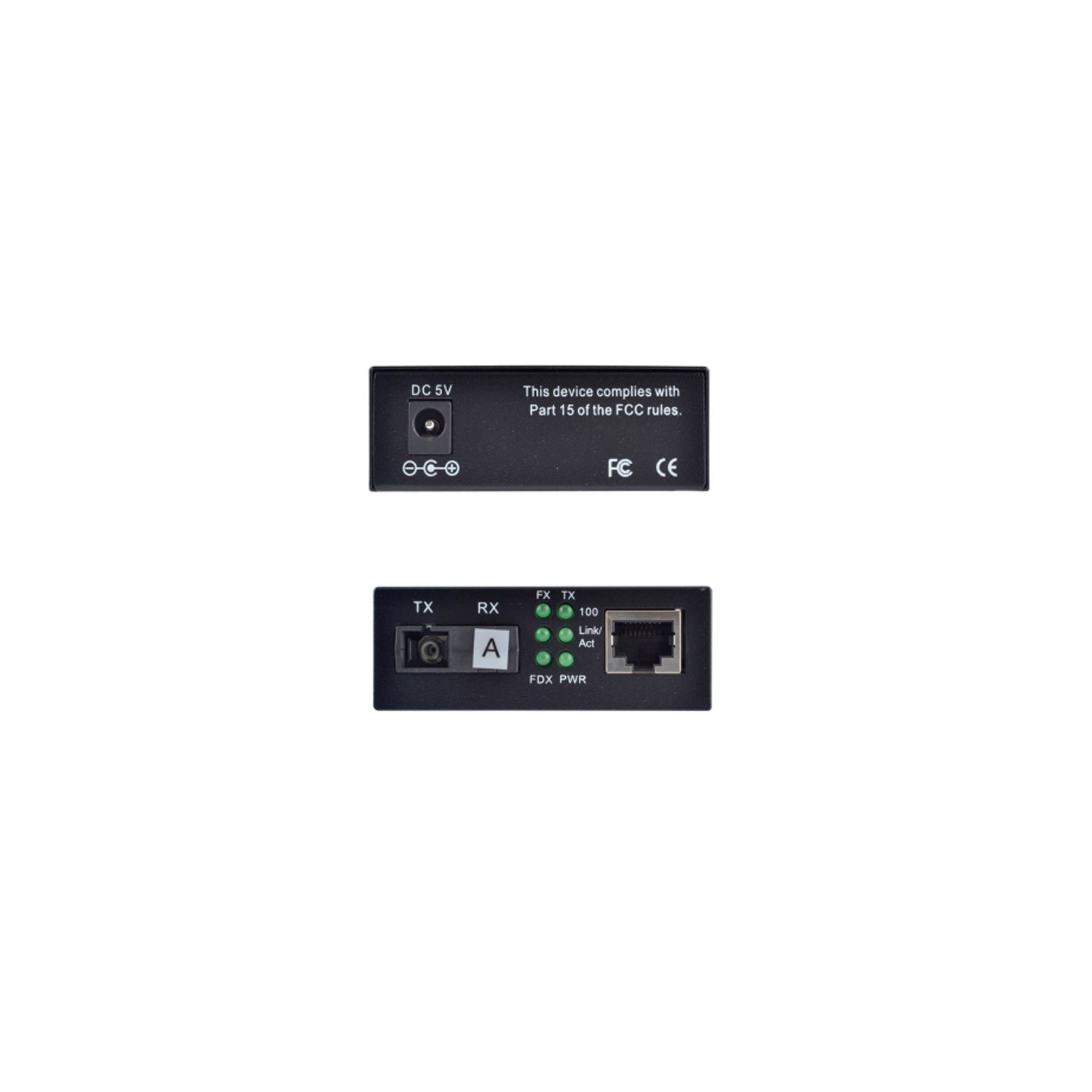 Медиаконвертер 10/100Base-TX to 100Base-FX 1310T/1550R, SM, SC/PC, 20 км Step4Net (MC-A-0,1-1SM-1310nm-20) изображение 2