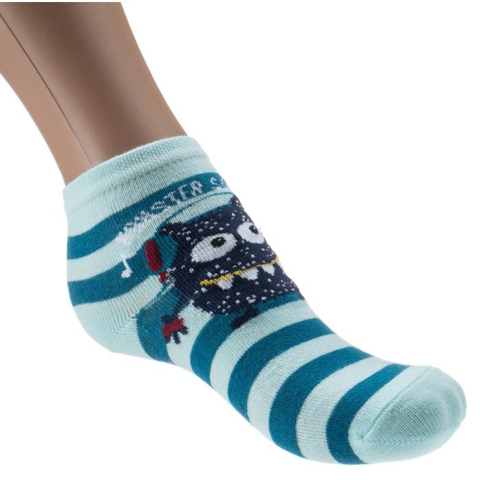 Носки детские BNM с монстриками (M0C0101-1404-1B-blue)