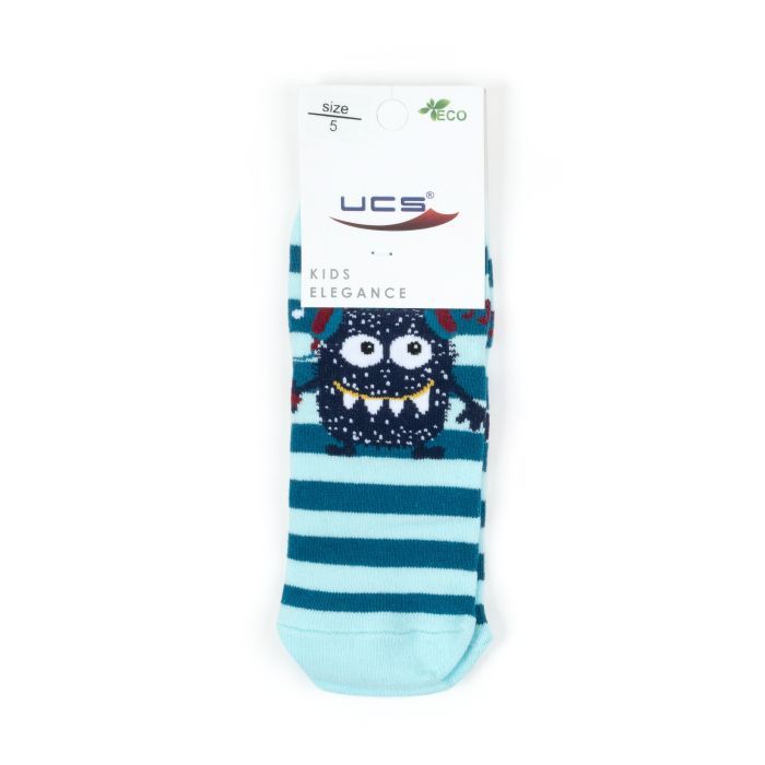 Носки детские BNM с монстриками (M0C0101-1404-1B-blue) изображение 2
