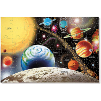 Photos - Jigsaw Puzzle / Mosaic Melissa&Doug Пазл  Мега "Сонячна система" , 48 елементів  MD10413 (MD10413)
