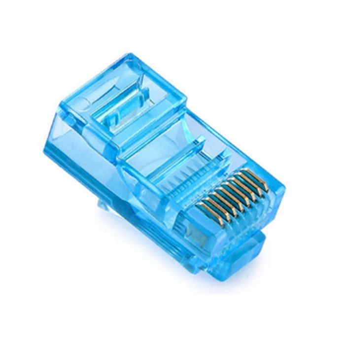 Конектор RJ45 cat.5e UTP 8P8C Blue 100 шт Merlion (05355)