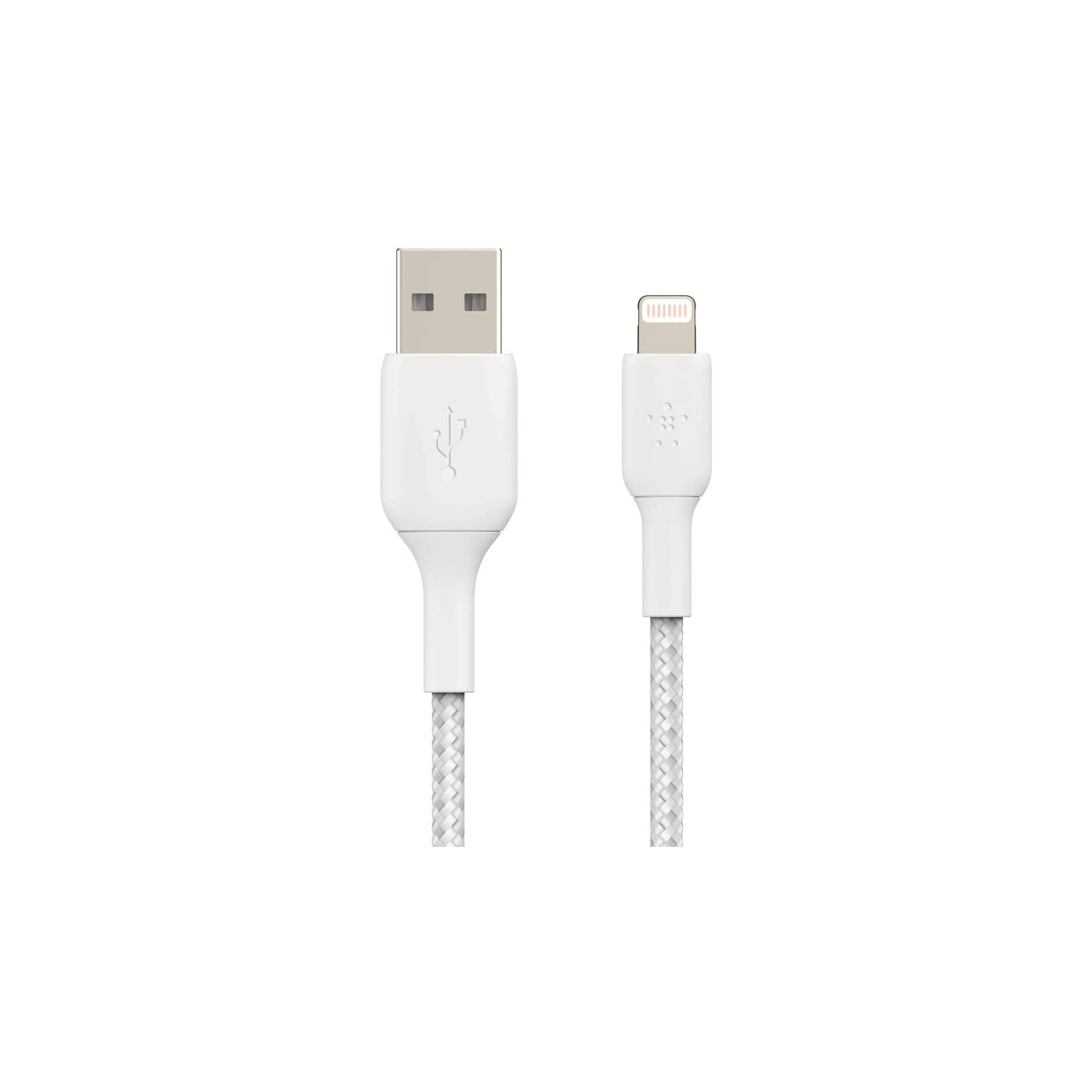 Дата кабель USB 2.0 AM to Lightning 1.0m white Belkin (CAA002BT1MWH) зображення 2