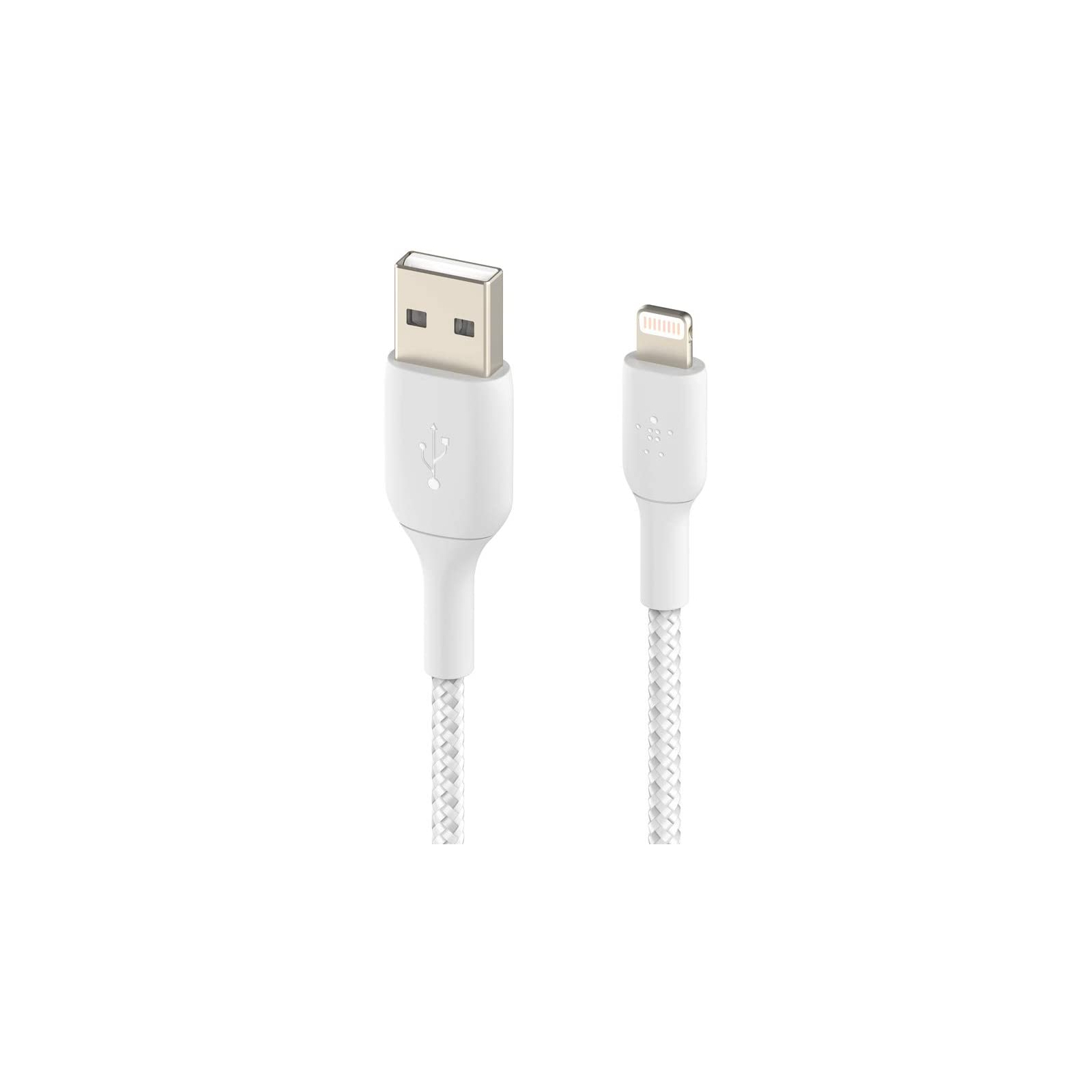 Дата кабель USB 2.0 AM to Lightning 1.0m white Belkin (CAA002BT1MWH) зображення 3
