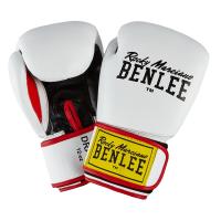 Фото - Рукавички для єдиноборств BenLee Боксерські рукавички  Draco 12oz White/Black/Red (199116 (wht/blk/re 