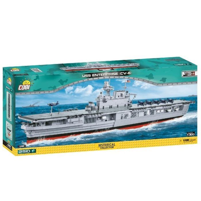 Конструктор Cobi Авианосец "Энтерпрайз" 2510 деталей (COBI-4815)