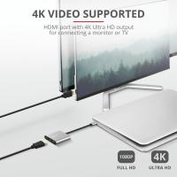 Концентратор Trust Dalyx 3-in-1 Multiport USB-C Adapter ALUMINIUM (23772_TRUST) изображение 10
