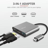 Концентратор Trust Dalyx 3-in-1 Multiport USB-C Adapter ALUMINIUM (23772_TRUST) изображение 11