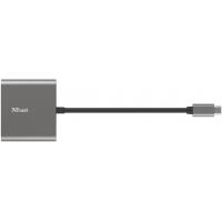 Концентратор Trust Dalyx 3-in-1 Multiport USB-C Adapter ALUMINIUM (23772_TRUST) изображение 2
