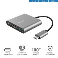 Концентратор Trust Dalyx 3-in-1 Multiport USB-C Adapter ALUMINIUM (23772_TRUST) изображение 7