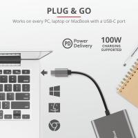 Концентратор Trust Dalyx 3-in-1 Multiport USB-C Adapter ALUMINIUM (23772_TRUST) изображение 8
