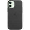 Чехол для мобильного телефона Apple iPhone 12 mini Leather Case with MagSafe - Black (MHKA3ZE/A) изображение 2