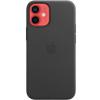 Чехол для мобильного телефона Apple iPhone 12 mini Leather Case with MagSafe - Black (MHKA3ZE/A) изображение 3