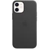 Чехол для мобильного телефона Apple iPhone 12 mini Leather Case with MagSafe - Black (MHKA3ZE/A) изображение 4