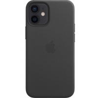 Чехол для мобильного телефона Apple iPhone 12 mini Leather Case with MagSafe - Black (MHKA3ZE/A) изображение 5