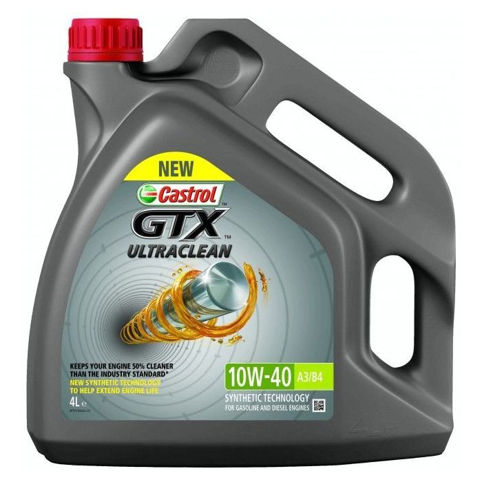 Моторное масло Castrol GTX 10W-40 4л (CS 10W40 GTX A3B4 4L)