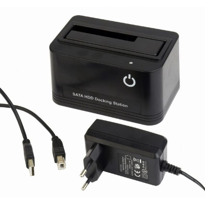 Док-станция для накопителей Gembird 2.5\3.5 SATA HDD, USB 2.0 (HD32-U2S-5) изображение 3