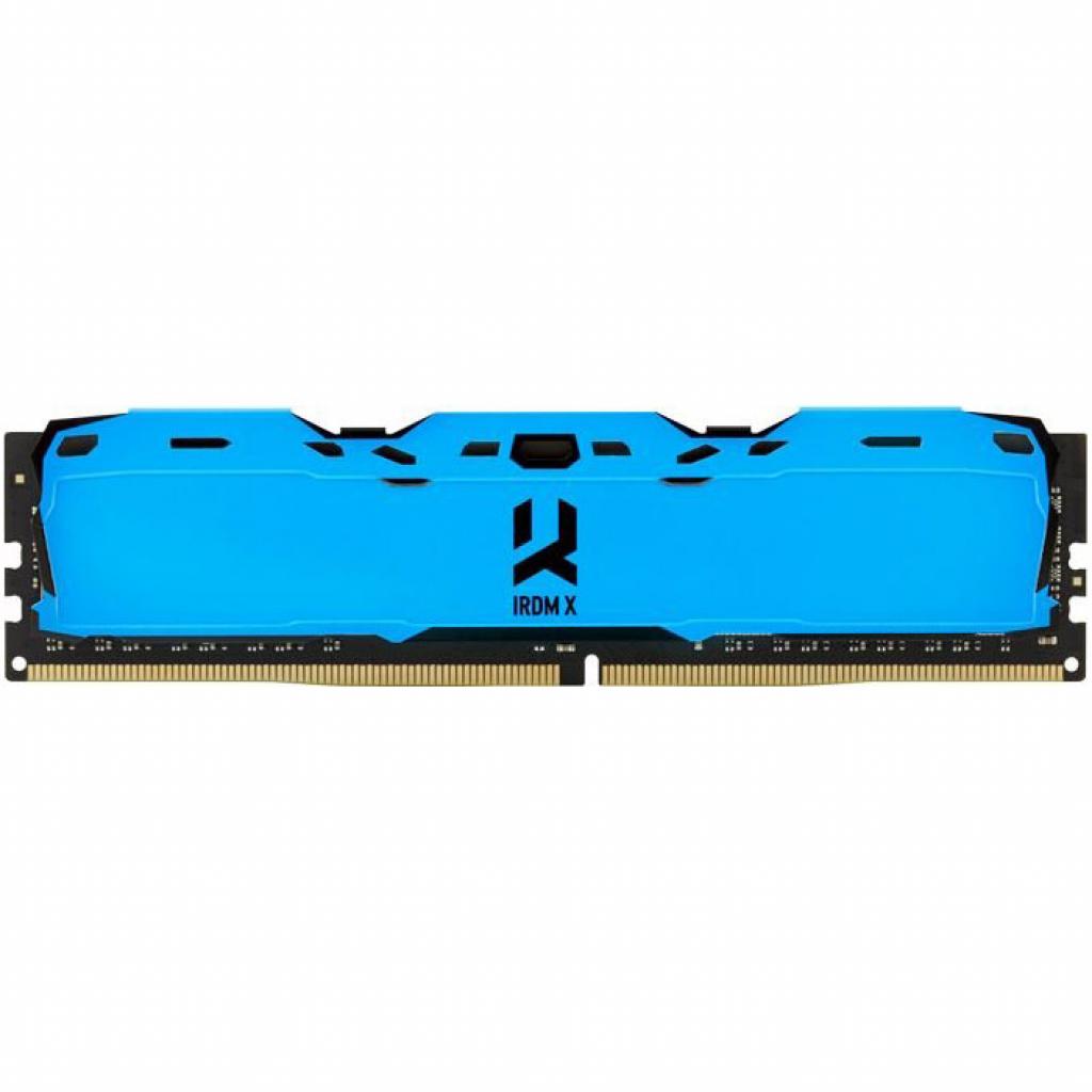 Модуль пам'яті для комп'ютера DDR4 16GB 3000 MHz IRDM X Blue Goodram (IR-XB3000D464L16/16G)